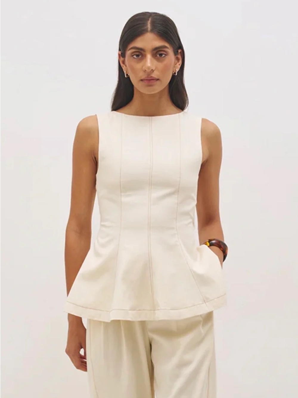 MON RENN
ALBA TOP | CREAM - Picture 1 of 4